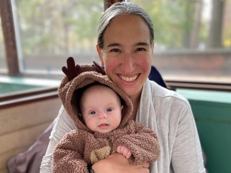 Christina Roberto and her daughter, Charlotte, who is now 2. (Photo courtesy of Christina Roberto)